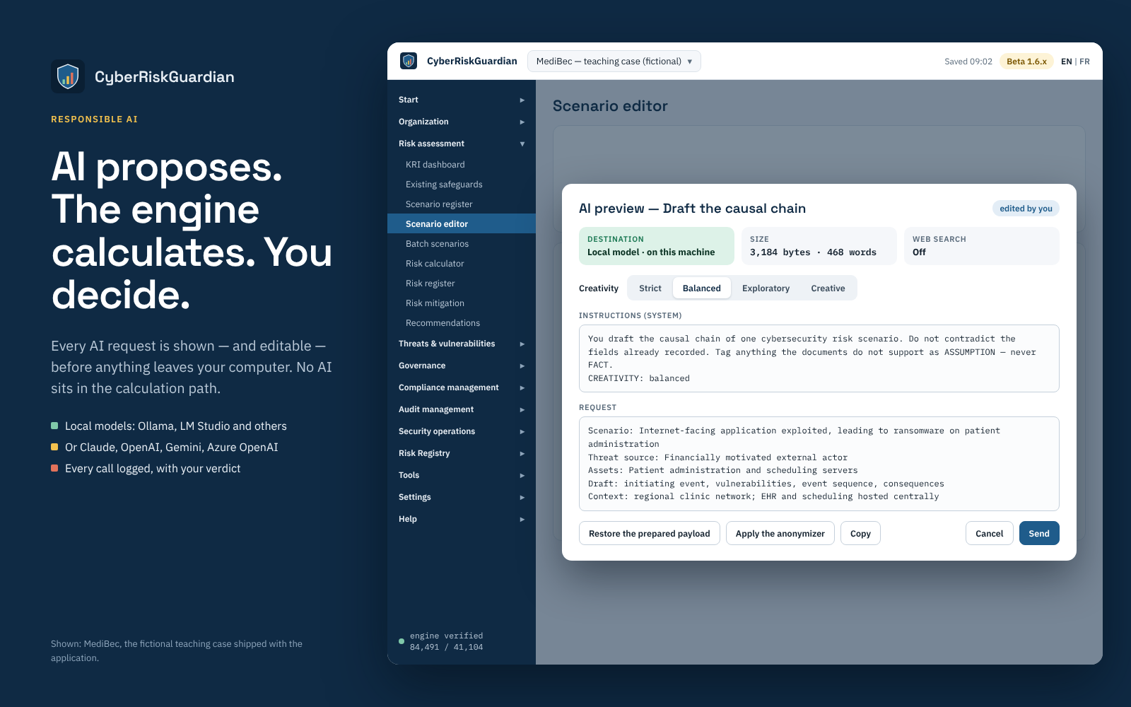 CyberRiskGuardian — Responsible AI